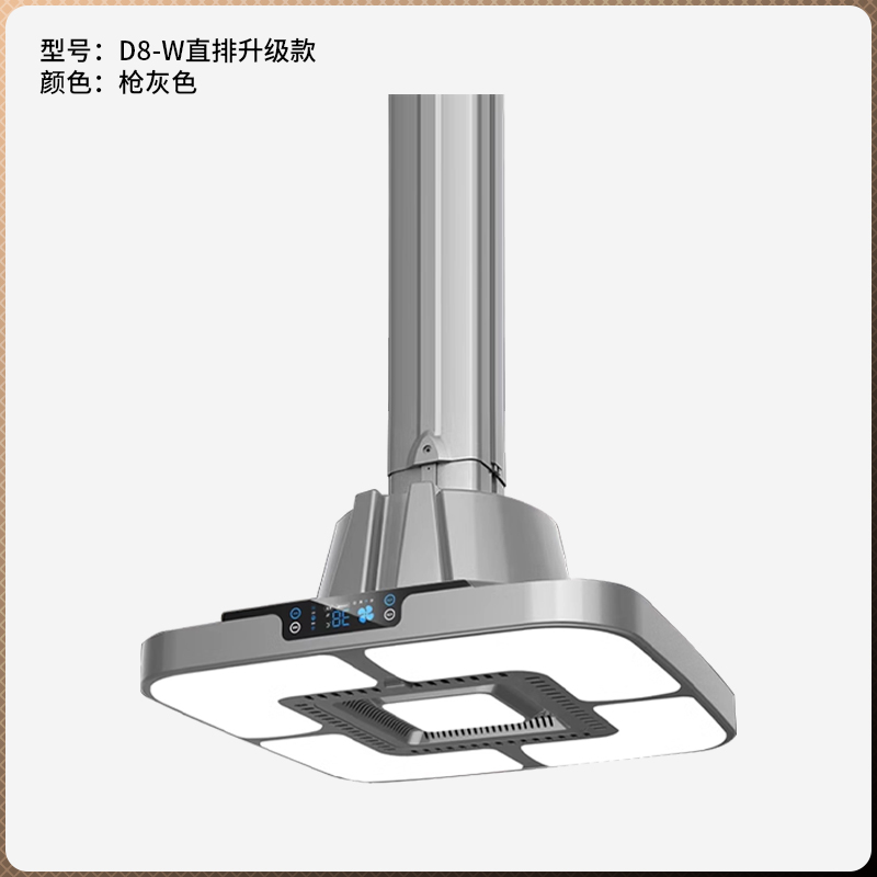 直排吸煙凈化燈強勁環(huán)吸四邊燈光D8-W